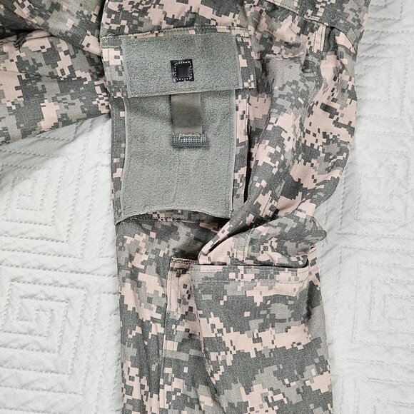 Defender M Men's Size Lrg Flame Resistant Camo BDU Full Zip Army Military Jacket - Picture 13 of 16